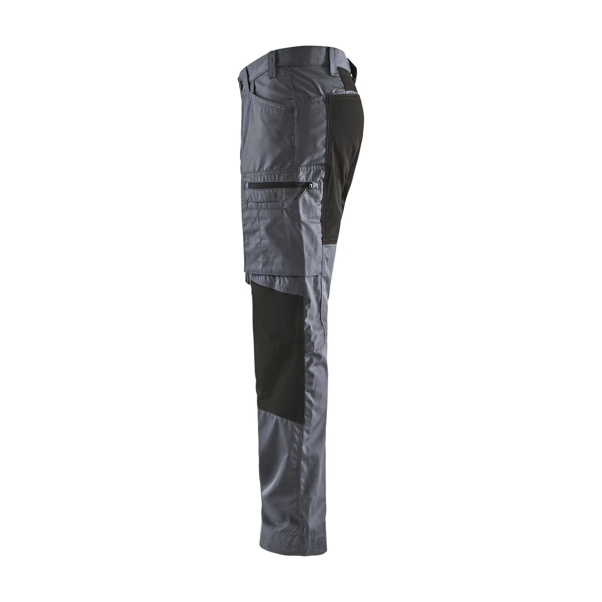 BLAKLADER 14591845 Service Trousers with Stretch Work Trousers Men - stretch panels